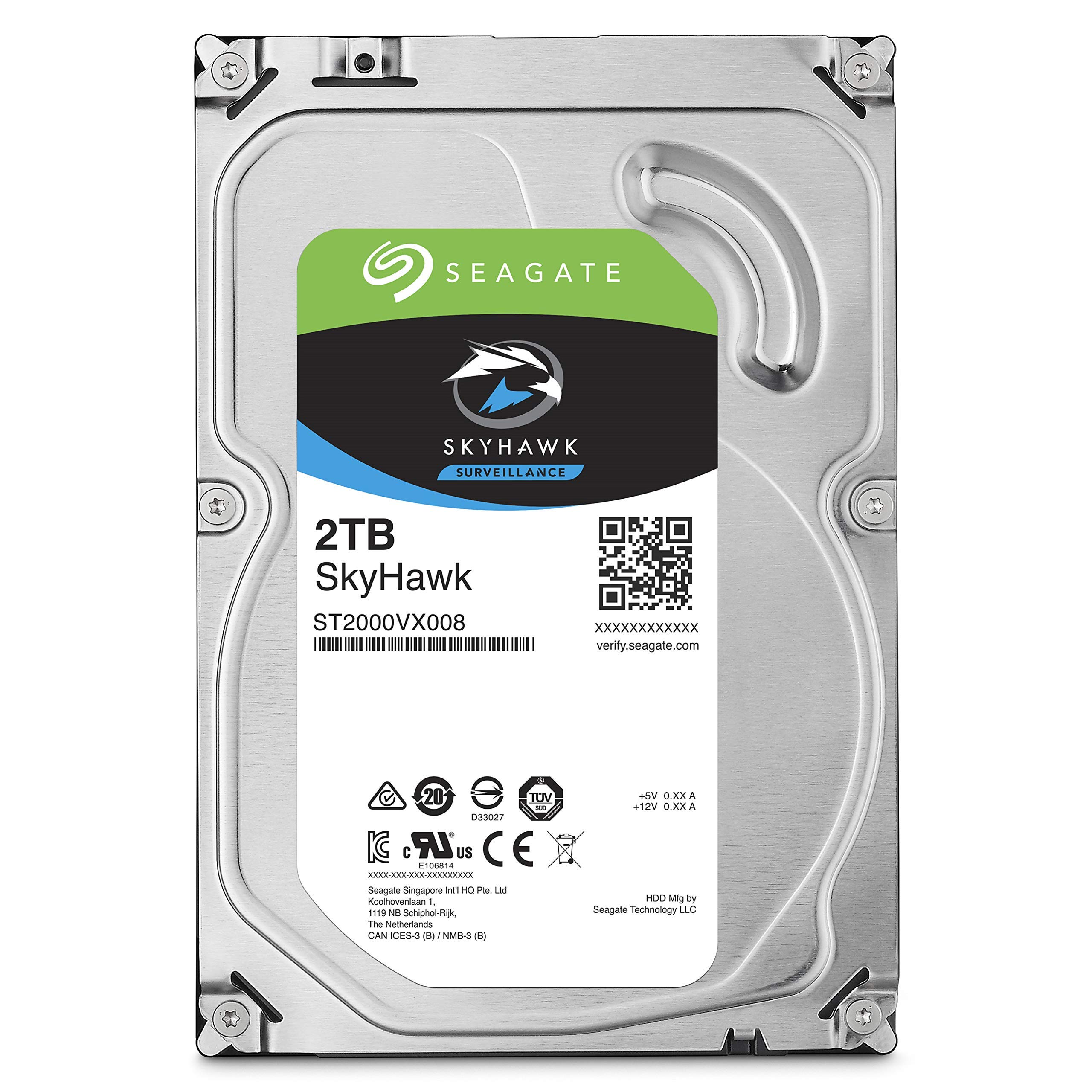 Amazon.com: Seagate Skyhawk 2TB Internal Hard Drive, 3.5 Inch SATA